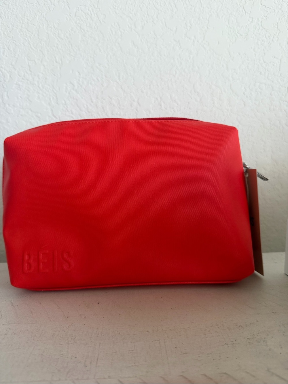 Beis Medium Cosmetic Pouch in Flame SOLD OUT